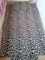 1 persoons dekbedhoes met panterprint, Eenpersoons, Bruin, Dekbedovertrek, Ophalen of Verzenden