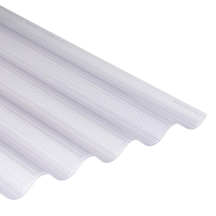 Golfplaat polycarbonaat 6mm dik helder -100% hagelbestendig!, Doe-het-zelf en Verbouw, Dakpannen en Dakbedekking, Nieuw, Golfplaat