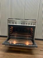 Luxe Smeg RVS 6 pits multifunctionele oven 90 cm, 60 cm of meer, Grill, Ophalen of Verzenden, Zo goed als nieuw