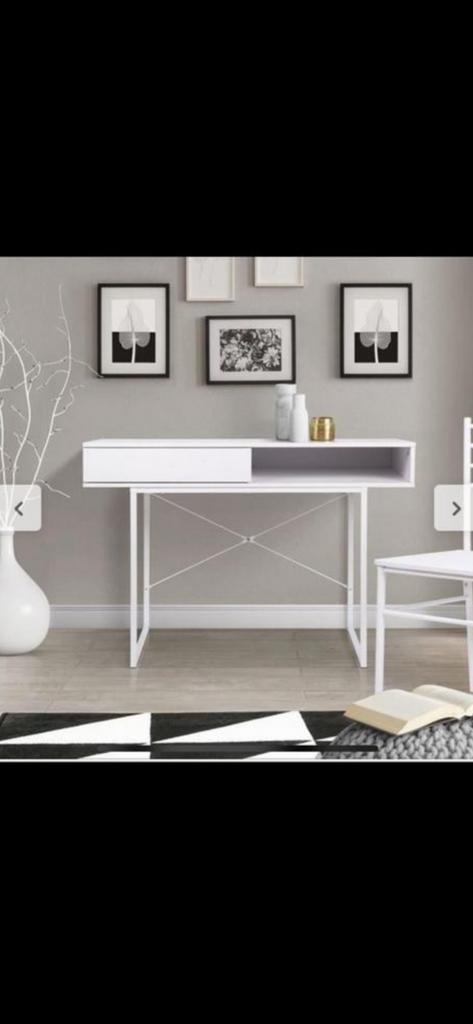 🔥🔥🔥€50 per stuk (actieprijs!) Bureau SACHA – wit, Huis en Inrichting, Bureaus, Zo goed als nieuw, Ophalen of Verzenden