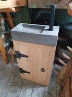 Complete Massief Eiken Wc kast, Ophalen of Verzenden, Nieuw