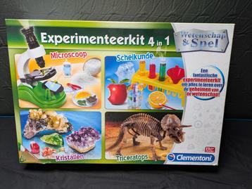 Experimenteerkit 4 in 1 - Wetenschap & Spel beschikbaar voor biedingen