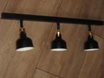 SPOT : RAIL MET 3x VERSTELBARE SPOTS - Z.G.A.N. 100%, Huis en Inrichting, Lampen | Spots, Ophalen, Metaal of Aluminium, Zo goed als nieuw
