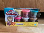 Play-Doh confetti klei 6 potjes + 2 vormpjes, Nieuw, Ophalen of Verzenden, Knutselen