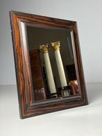 Spiegel vintage ribbel lijst, Ophalen, Rechthoekig, Minder dan 50 cm