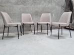 !!ACTIE!! Set van 4 eetkamerstoelen Ella Bouclé - Zand, Nieuw