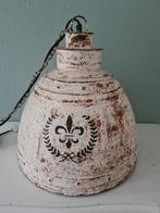 Grote stoere landelijke hanglamp van metaal brocante stijl, Ophalen, Nieuw, Metaal, Minder dan 50 cm