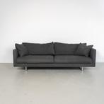 1x Montis Axel Bank 3,5-zits/218cm + Hocker - Antraciet Stof, Gebruikt, Overige maten, 75 tot 100 cm, Ophalen of Verzenden