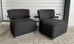2 B&B Italia Maxalto design fauteuils, Ophalen, Gebruikt, Minder dan 75 cm, 50 tot 75 cm
