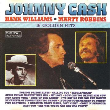 Johnny Cash · Hank Williams · Marty Robbins – 16 Golden Hits