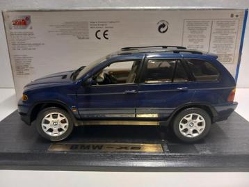 BMW X5 dark blue Welly metal 1:18 KRD beschikbaar voor biedingen