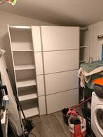 Grote witte kast met schuifdeuren, Huis en Inrichting, Ophalen, 50 tot 75 cm, 200 cm of meer, 200 cm of meer