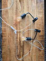 Wandlamp ZWART 2x kwantum, Ophalen, Minder dan 2 meter, Overige kabels