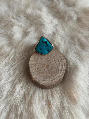 Zilveren Turquoise ring beschikbaar voor biedingen
