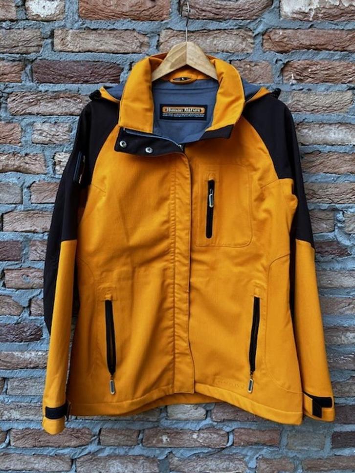Dames jack Human Nature, Kleding | Dames, Jassen | Winter, Zo goed als nieuw, Maat 42/44 (L), Geel, Ophalen of Verzenden