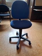 Blauwe bureaustoel, Ophalen, Zo goed als nieuw, Blauw