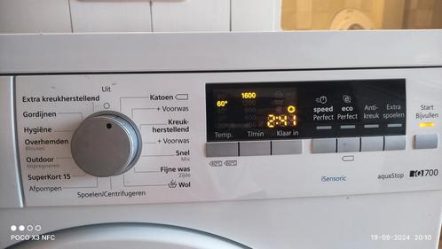Siemens Q700 wasmachine, Witgoed en Apparatuur, Wasmachines, Zo goed als nieuw, 8 tot 10 kg, Minder dan 85 cm, 1600 toeren of meer