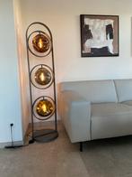 Moderne Vloerlamp met Glazen Bollen, Huis en Inrichting, Lampen | Vloerlampen, Ophalen, Zo goed als nieuw, Glas, 150 tot 200 cm