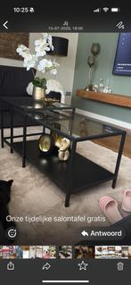 Salontafel tweedelig 90/45 cm 50/50 cm, Huis en Inrichting, Tafels | Sidetables, 50 tot 100 cm, Vierkant, Ophalen of Verzenden