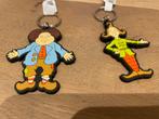 Efteling Sleutelhangers Max en Moritz, Verzamelen, Efteling, Ophalen of Verzenden, Nieuw, Button of Speldje