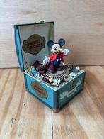 Mickey Mouse vintage muziekdoos toy chest, Verzamelen, Disney, Ophalen of Verzenden, Mickey Mouse, Gebruikt, Beeldje of Figuurtje