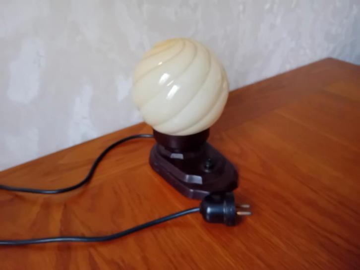 ART DECO BUREAU LAMPJE  BAKELIET JAREN  30, Antiek en Kunst, Antiek | Lampen, Ophalen of Verzenden