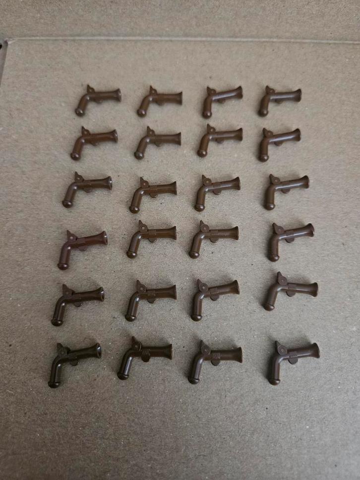 LEGO Pistolen - Bruin - 24 stuks, Kinderen en Baby's, Speelgoed | Duplo en Lego, Gebruikt, Lego, Losse stenen, Ophalen of Verzenden