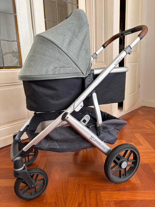 Uppababy vista duo met alle extra accessoires - kleur Emmett, Kinderen en Baby's, Kinderwagens en Combinaties, Gebruikt, Combiwagen