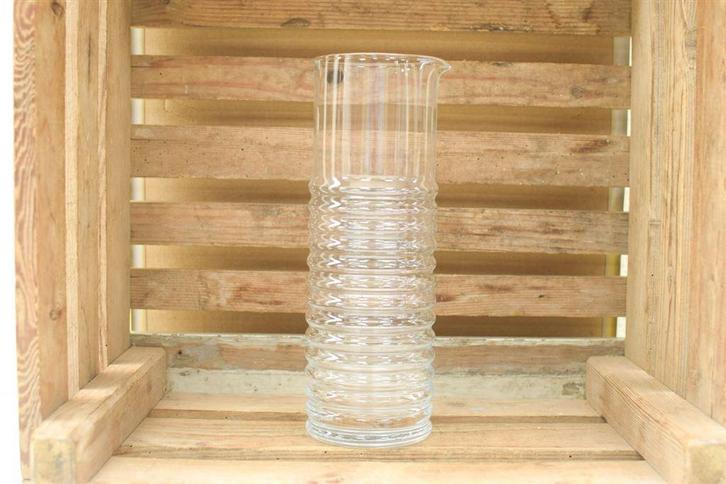 Glazen Vaas/ Kan 45560, Huis en Inrichting, Woonaccessoires | Vazen, Gebruikt, Overige kleuren, Minder dan 50 cm, Glas, Ophalen of Verzenden