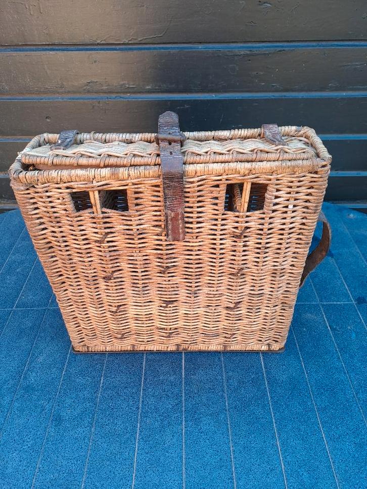 Duitse Rieten Vervoersmand 75MM Granaten WW2, Verzamelen, Militaria | Tweede Wereldoorlog, Landmacht, Kist of Geocache, Duitsland