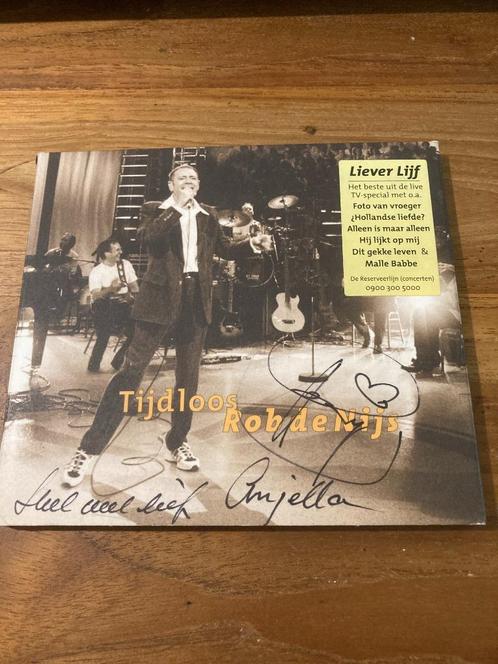 Rob de Nijs - Tijdloos (handtekening Rob de Nijs), Cd's en Dvd's, Cd's | Pop, Zo goed als nieuw, 2000 tot heden, Verzenden