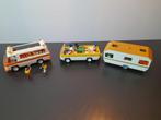 Playmobil Auto, Caravan & Schoolbus set, Ophalen of Verzenden, Gebruikt, Jongen of Meisje