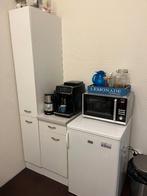 Keukenblok keukenkast en apothekerskast evt met koelkast, Gebruikt, 200 cm of meer, 50 tot 75 cm, 50 tot 100 cm