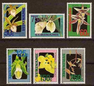 Suriname 721/6 postfris Orchideeen 1992