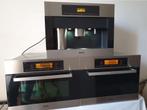 Miele combimagnetron koffiemachine en stoomoven + tiptoetsen, Combimagnetron, Crisp, Gebruikt, Ophalen of Verzenden