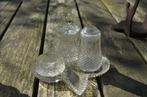 Kristallen condiment set, Antiek en Kunst, Ophalen of Verzenden