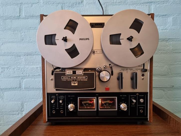 Akai GX 210-D (01) autoreverse bandrecorder - Geserviced!, Audio, Tv en Foto, Bandrecorders, Bandrecorder, Ophalen