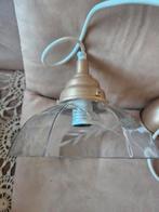 Bewerkt glazen hanglampje, Ophalen, Gebruikt, Minder dan 50 cm