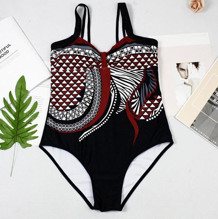 Rood zwart retro badpak vintage dames vrouwen badkleding, Kleding | Dames, Badmode en Zwemkleding, Nieuw, Badpak, Verzenden