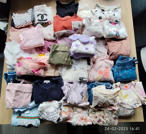 Kleding bundel meisjes, Kinderen en Baby's, Babykleding | Baby-kledingpakketten, Zo goed als nieuw, Maat 62, Ophalen of Verzenden
