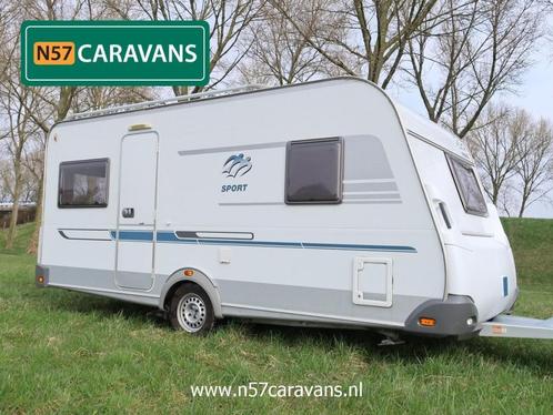 Knaus Sport Premium Line 450 FU / voortent, Caravans en Kamperen, Caravans, Bedrijf, tot en met 4, 1000 - 1250 kg, Rondzit, Knaus