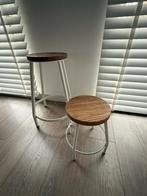 Kitchen Trend 2 witte krukjes, Ophalen, Gebruikt, Hout