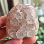 Roze chalcedoon met kwarts, Ophalen of Verzenden, Mineraal