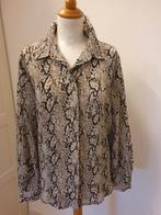 Mango blouse XL slangenprint, Kleding | Dames, Blouses en Tunieken, Mango, Bruin, Maat 46/48 (XL) of groter, Ophalen of Verzenden