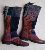 Think! ZGAN patchwork laarzen, maat 40, Kleding | Dames, Schoenen, Hoge laarzen, Zwart, Think!, Ophalen of Verzenden