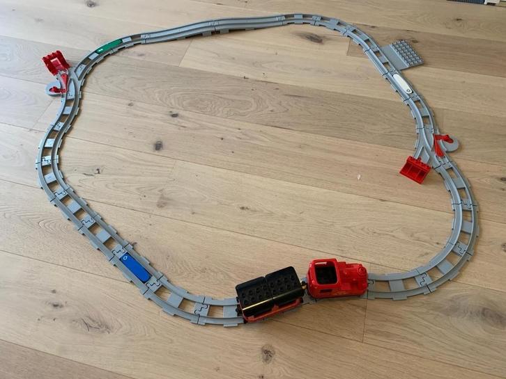 DUPLO treinset rood, Kinderen en Baby's, Speelgoed | Duplo en Lego, Zo goed als nieuw, Duplo, Complete set, Ophalen of Verzenden