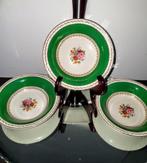 3  unieke antieke bordjes veldboeket €20, Ophalen