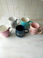 Bekers 5 stuks, Huis en Inrichting, Ophalen, Nieuw, Overige stijlen, Kop(pen) en/of Schotel(s)