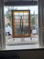Jaren 30 glas in lood raam, Ophalen of Verzenden