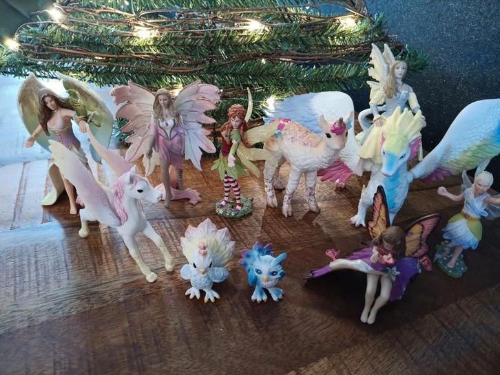 Schleich fantasie dieren/elfjes, Verzamelen, Poppetjes en Figuurtjes, Zo goed als nieuw, Ophalen of Verzenden